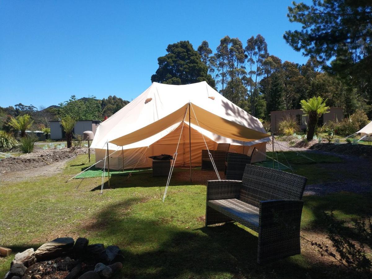 Glamping At Zeehan Bush Camp Esterno foto